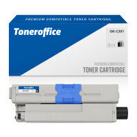 Kompatibel zu Oki C301 C321 MC332 MC342 DN DNW 44973536 Toner Schwarz (~2200 Seiten)