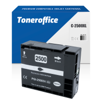 Kompatibel zu Canon PGI-2500 XL BK Schwarz Druckerpatrone (74ml)