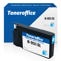 Kompatibel zu HP 951 XL CN046AE Druckerpatrone Cyan (25ml)