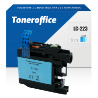 Kompatibel zu Brother LC-223 C Druckerpatrone Cyan (10ml)
