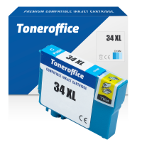 Kompatibel Epson Workforce Pro 3720 3725 T3472 34XL Cyan Druckerpatrone (12ml)
