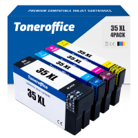 Kompatibel Epson Workforce Pro 4720 4725 4730 4740 Druckerpatrone Set 35 XL...