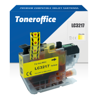 Kompatibel zu Brother LC-3217 Y  Gelb Druckerpatrone (~550 Seiten)