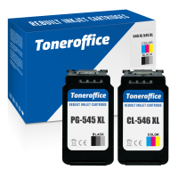 Kompatibel zu Canon PG-545 XL BK CL-546 XL C Druckerpatrone 2er Set