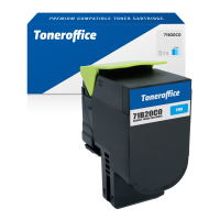 Kompatibel Lexmark CS 317 CS 417 CS 517 CX 317 CX 417 CX 517 DE DN Toner Cyan...
