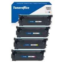 Kompatibel HP 508X Toner Enterprise M552 M553 M577 CF360X CF361X CF362X CF363X 4er Set