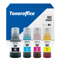 Kompatibel Epson 102 Tinte BK C M Y C13T03R140 C13T03R240 C13T03R340...
