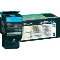 Original Lexmark C544X1CG Toner Cyan (~4000 Seiten)