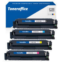 Kompatibel zu HP 219X W2190X W2191X W2192X W2193X Toner BK C M Y 4er Set