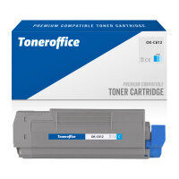 Kompatibel zu Oki 46507507 (C612) Toner C Cyan (~6000 Seiten)