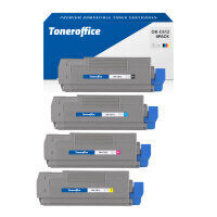 Kompatibel zu Oki 46507508 46507507 46507506 46507505 (C612) Toner BK C M Y...