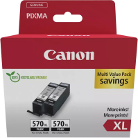 Original Canon PGI 570 PGBK XL 2er Spar-Set Druckerpatronen (2x22ml)