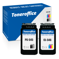Kompatibel zu Canon PG-545 BK CL-546 C Druckerpatronen 2er Set