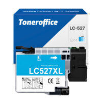 Kompatibel zu Brother LC-527 XL C Cyan Druckerpatrone (~2000 Seiten)