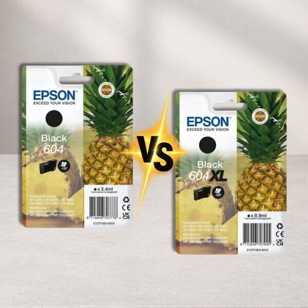 Epson 604 vs Epson 604XL – Unterschiede bei Reichweite und Kosten
