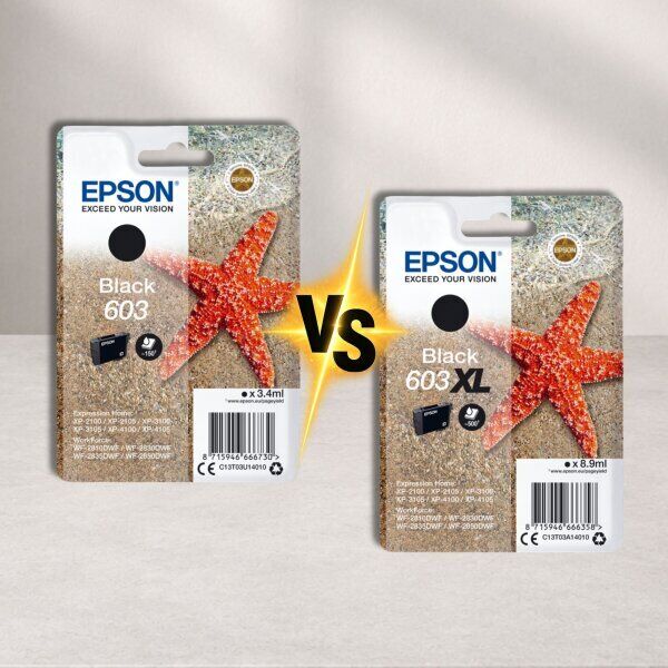 Epson 603 vs Epson 603XL – Unterschiede bei Reichweite und Kosten