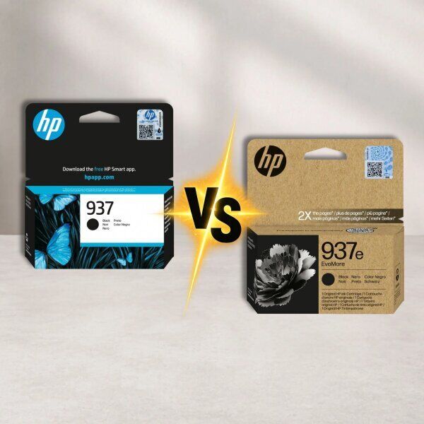 HP 937 vs HP 937e – Unterschiede bei Reichweite und Kosten