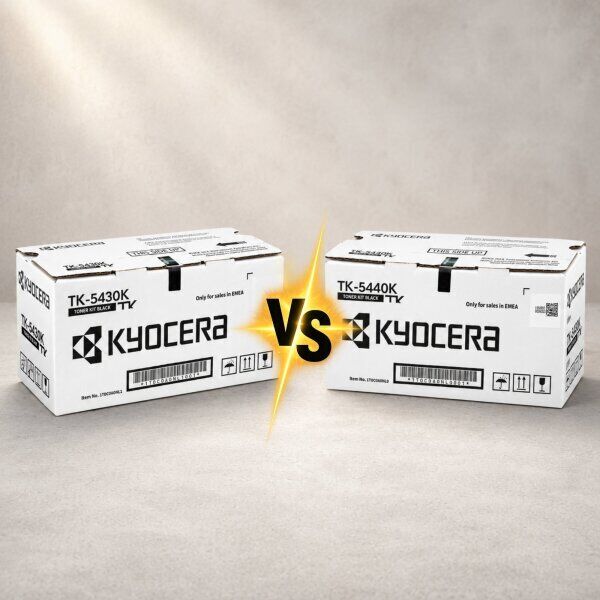 Kyocera TK-5430 vs Kyocera TK-5440 – Unterschiede bei Reichweite und Kosten