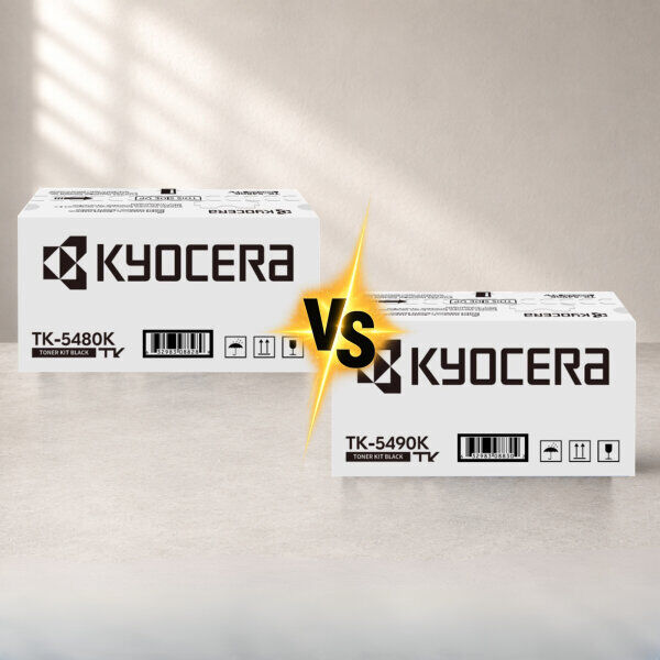 Kyocera TK-5480 vs Kyocera TK-5490 – Unterschiede bei Reichweite und Kosten