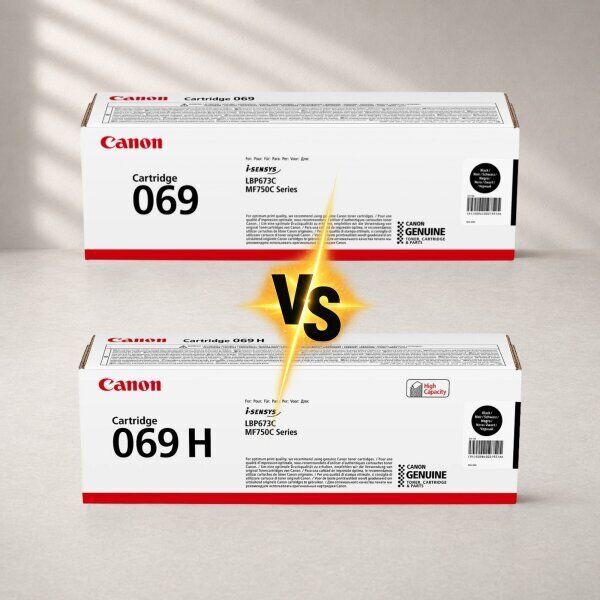 Canon 069 vs Canon 069H – Unterschiede bei Reichweite und Kosten