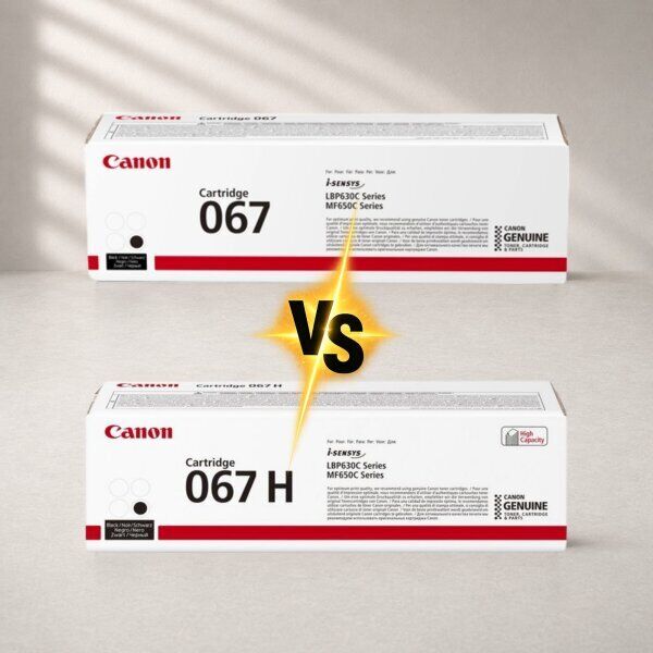 Canon 067 vs Canon 067H – Unterschiede bei Reichweite und Kosten