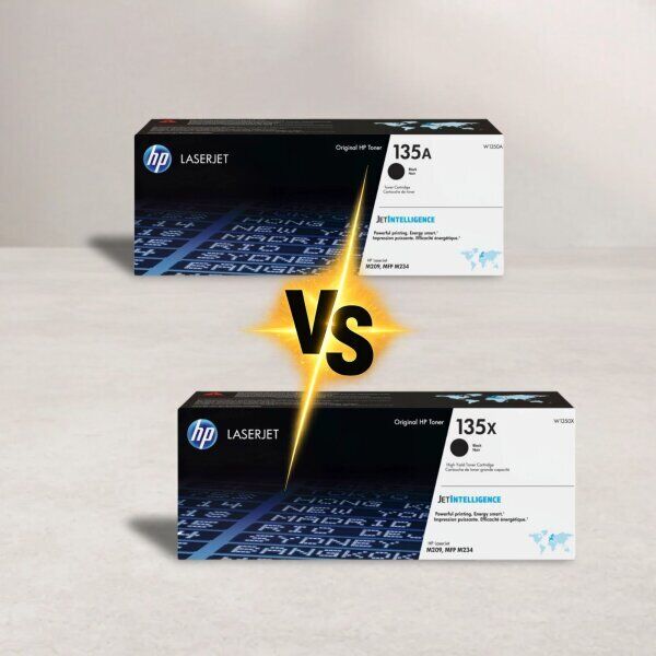 HP 135A vs HP 135X – Unterschiede bei Reichweite und Kosten