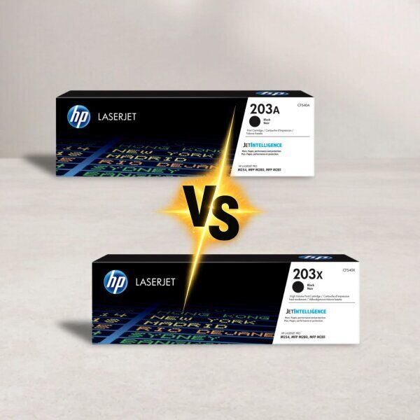 HP 203A vs HP 203X – Unterschiede bei Reichweite und Kosten