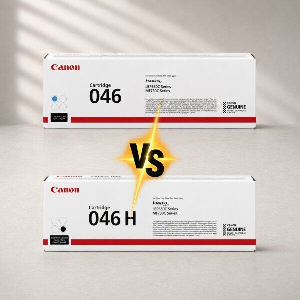 Canon 046 vs Canon 046H – Unterschiede bei Reichweite und Kosten