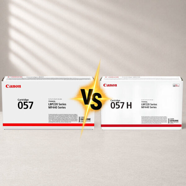 Canon 057 vs Canon 057H – Unterschiede bei Reichweite und Kosten
