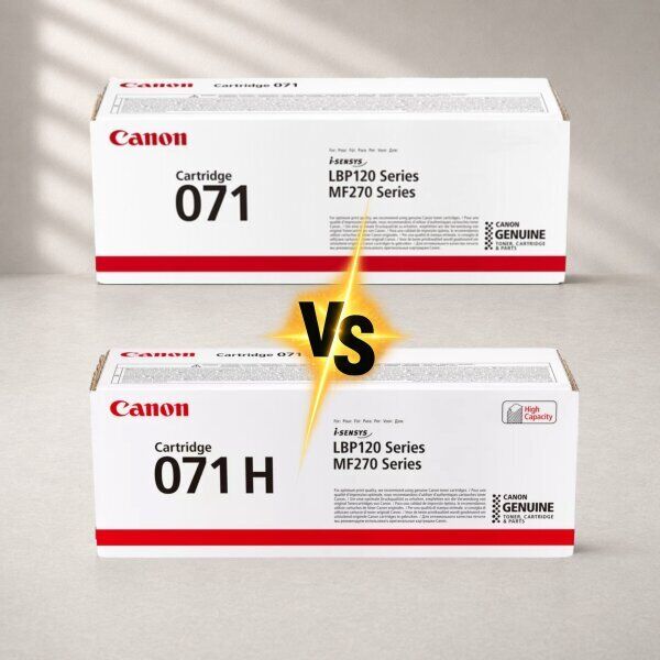 Canon 071 vs Canon 071H – Unterschiede bei Reichweite und Kosten