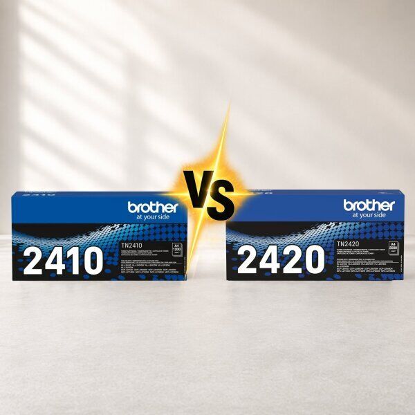 Brother TN-2410 vs Brother TN-2420 – Unterschiede bei Reichweite und Kosten