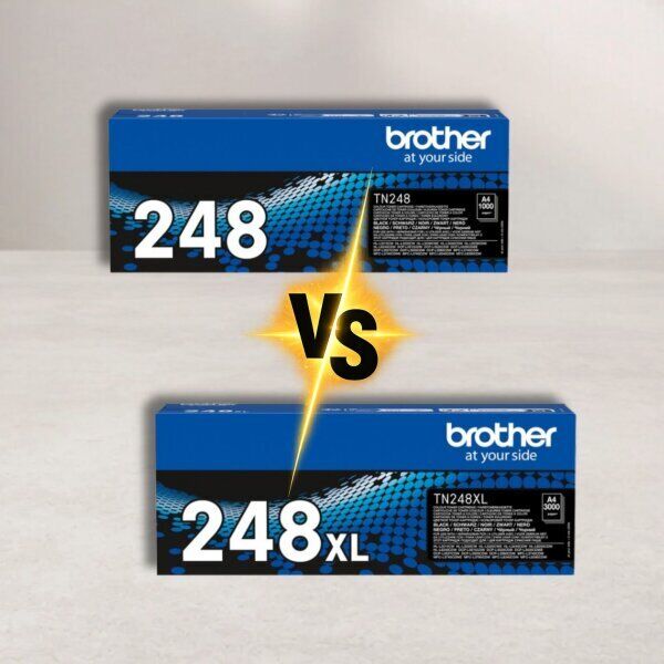 Brother TN-248 vs Brother TN-248XL – Unterschiede bei Reichweite und Kosten
