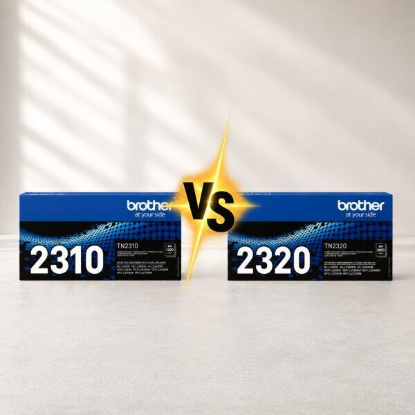 Brother TN-2310 vs Brother TN-2320 – Unterschiede bei Reichweite und Kosten