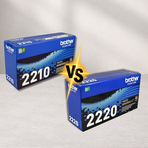 Brother TN-2210 vs Brother TN-2220 – Unterschiede bei Reichweite und Kosten