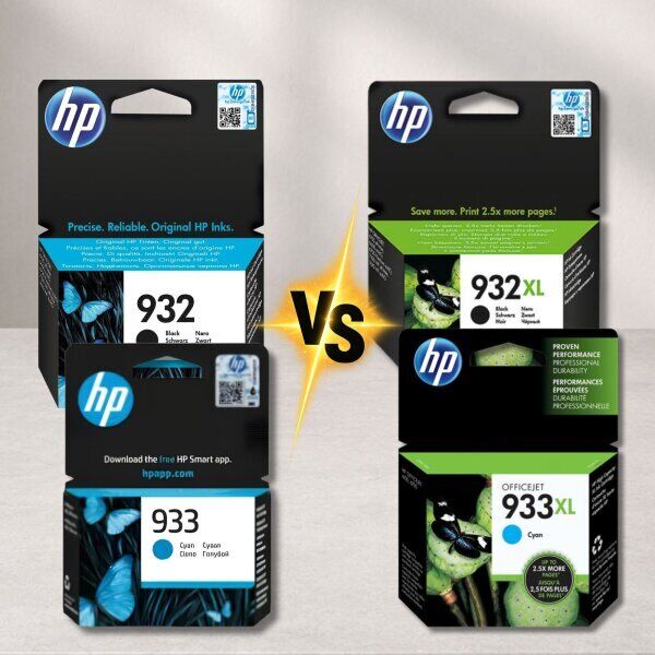 HP 932 / 933 vs HP 932XL / 933XL – Unterschiede bei Reichweite und Kosten