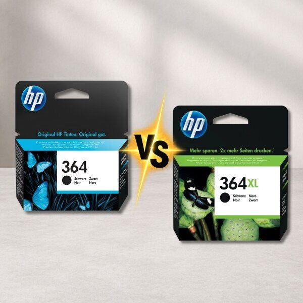 HP 364 vs HP 364XL – Unterschiede bei Reichweite und Kosten